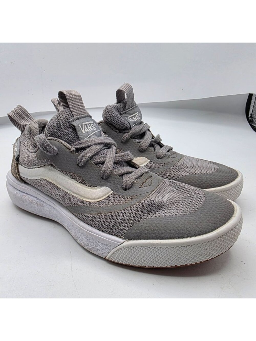 Vans UltraRange Rapidweld Kids Size 12 Gray Lightweight Athletic Shoes Casual